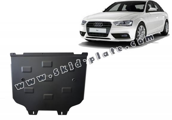 Steel gearbox skid plate for Audi A4 B9
