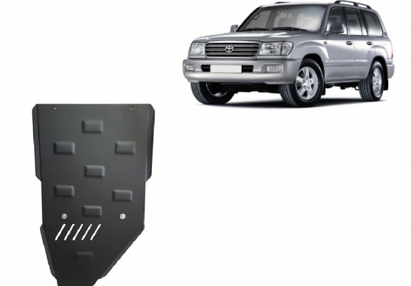 Steel gearbox skid plate for Toyota Land Cruiser J100