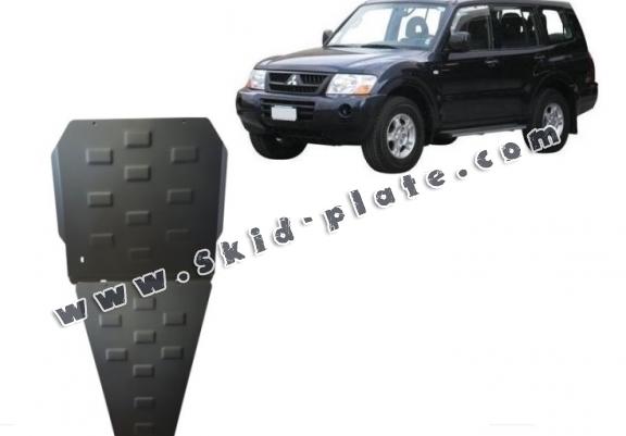 Steel gearbox and differential skid plate for Mitsubishi Pajero Sport 1