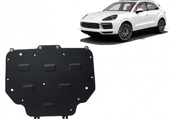 Steel gearbox skid plate for Porsche Cayenne