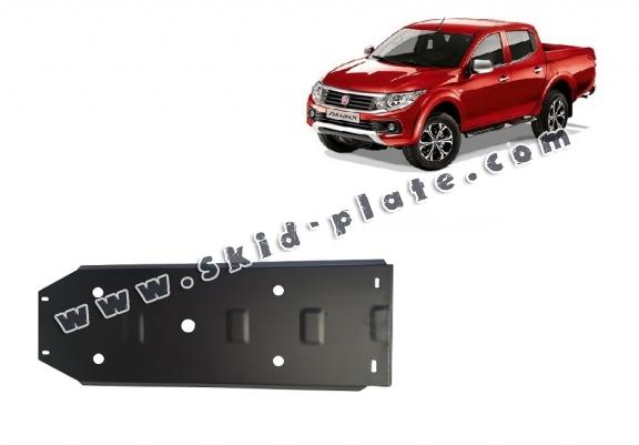 Steel fuel tank skid plate for Fiat Fullback