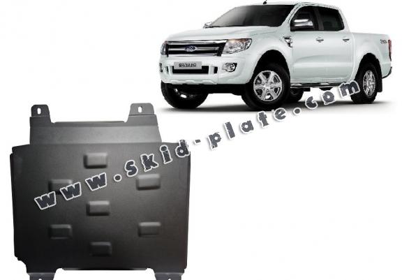 Steel gearbox skid plate for Ford Ranger