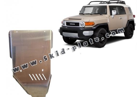 Aluminum gearbox skid plate for Toyota FJ Cruiser