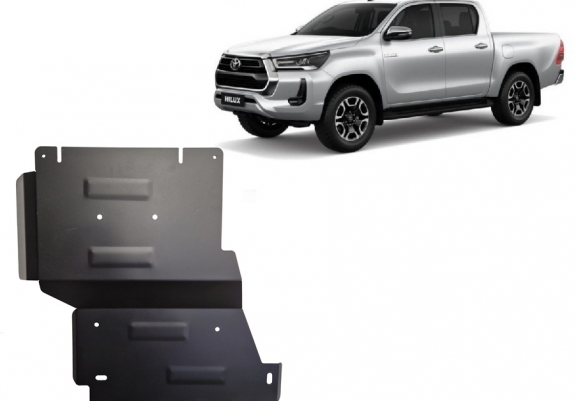 Steel differential skid plate for Toyota Hilux Invincible