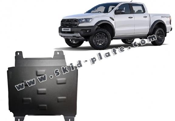 Steel gearbox skid plate for Ford Ranger Raptor