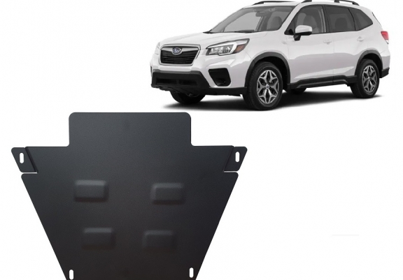 Steel gearbox skid plate for Subaru Forester 5
