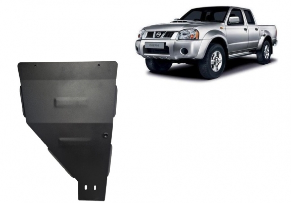 Steel gearbox skid plate for Nissan Navara D22