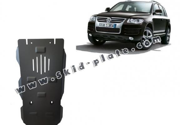 Steel manual gearbox skid plate for VW Touareg 7L