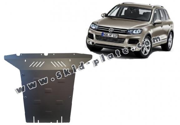 Steel skid plate for VW Touareg 7P