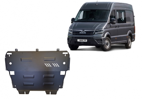 Steel skid plate for MAN Tge