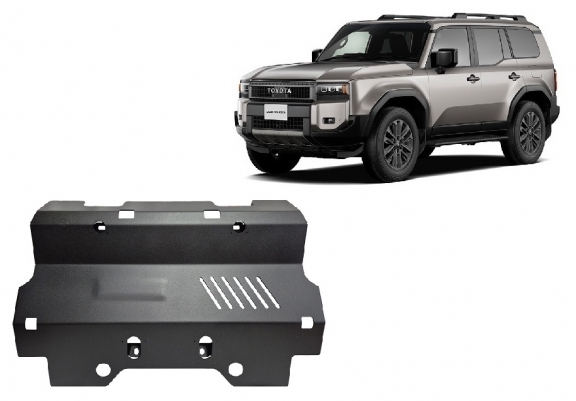 Steel radiator skid plate for Toyota Land Cruiser 250