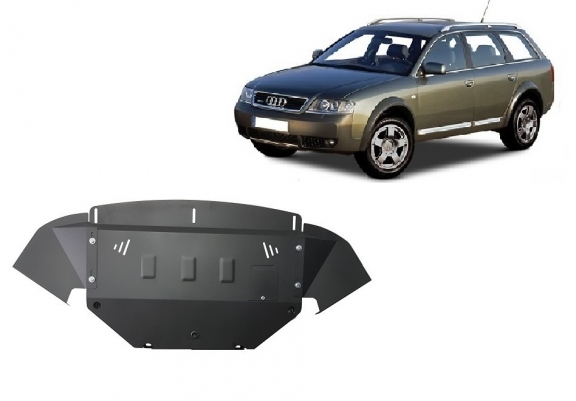 Steel skid plate for Audi Allroad A6
