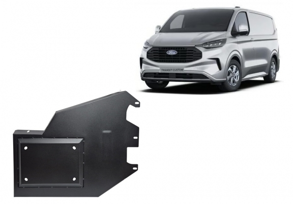 Steel AdBlue tank plate for Ford Transit Custom