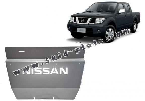 Aluminum radiator skid plate for Nissan Navara D40