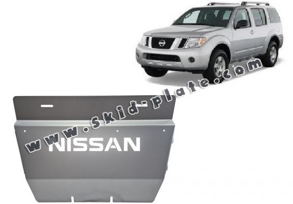Aluminum radiator skid plate for Nissan Pathfinder
