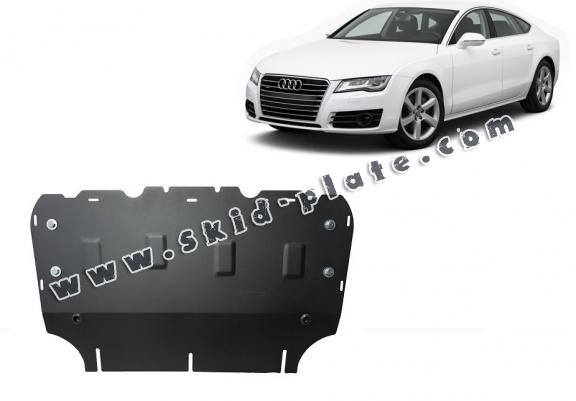 Steel skid plate for Audi A7