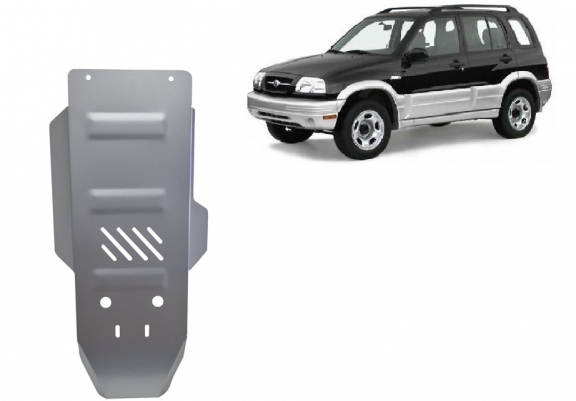 Aluminum gearbox skid plate for Suzuki Grand Vitara