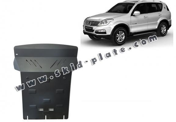 Steel skid plate for SsangYong Rexton 2