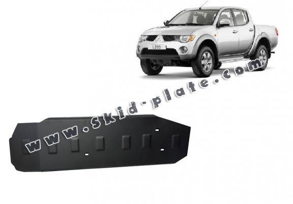 Steel fuel tank skid plate  for Mitsubishi L 200