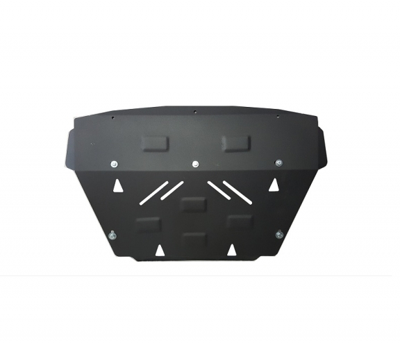 Steel radiator skid plate for BMW X3 E83
