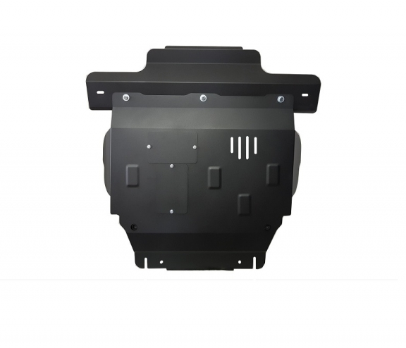 Steel skid plate for the protection of the engine and the gearbox for Mazda 2