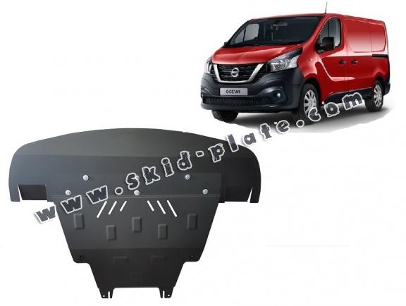 Steel skid plate for Nissan NV300