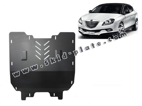 Steel skid plate for the protection of the engine and the gearbox for Lancia Delta 3