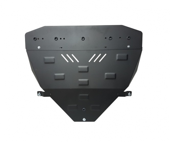 Steel skid plate for the protection of the engine and the gearbox for Peugeot 406