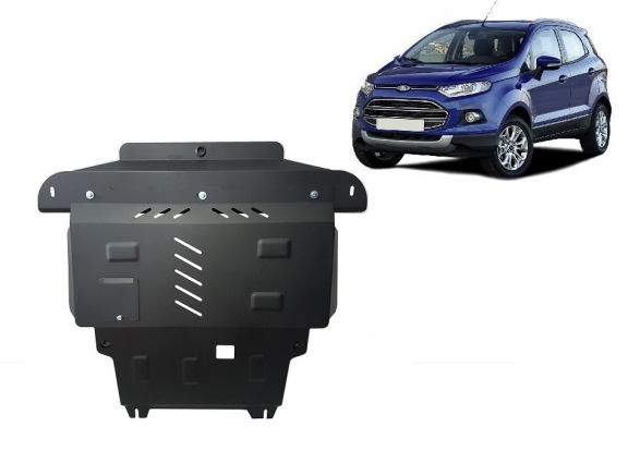Steel skid plate for the protection of the engine and the gearbox for   Ford EcoSport