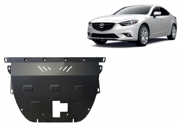 Steel skid plate for Mazda 6