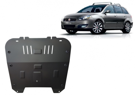 Steel skid plate for the protection of the engine and the gearbox for   Fiat Croma
