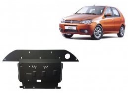 Steel skid plate for the protection of the engine, gearbox and differential for Fiat Palio