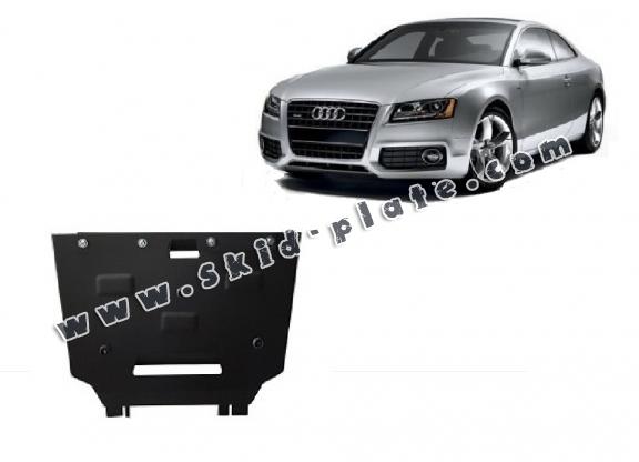 Steel gearbox skid plate for Audi A5