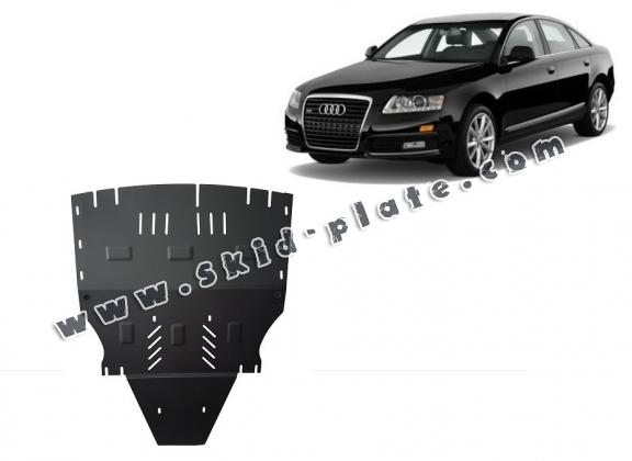 Steel skid plate for Audi A6