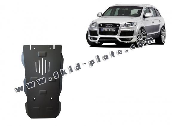 Steel gearbox skid plate for Audi Q7
