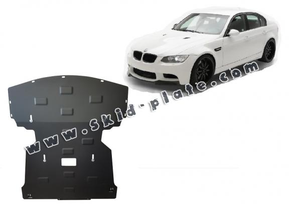 Steel skid plate for BMW Seria 3 E90/91