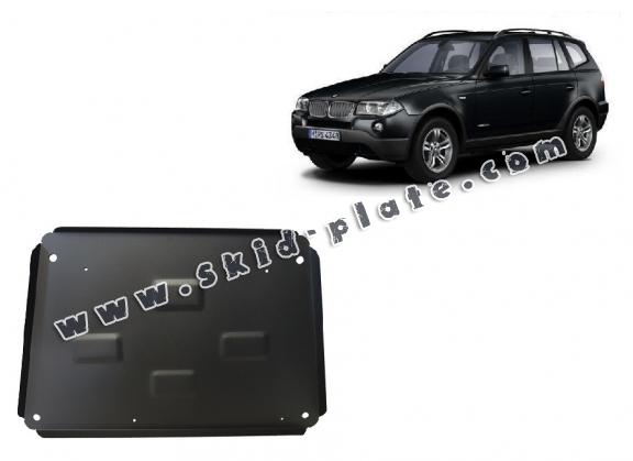 Steel skid plate for BMW X3