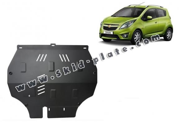 Steel skid plate for Chevrolet Spark