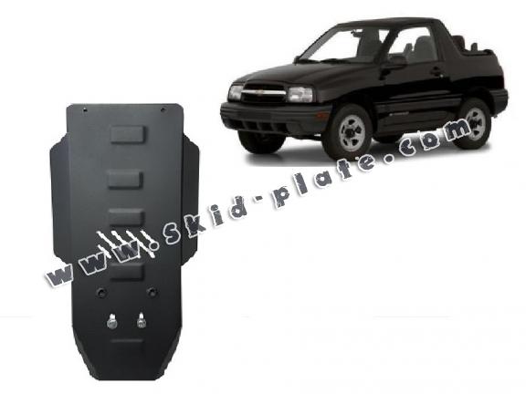 Steel gearbox skid plate for Chevrolet Tracker