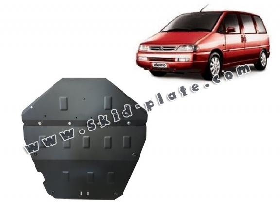 Steel skid plate for Citroen Evasion