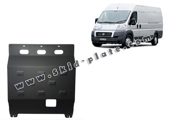 Steel skid plate for Fiat Ducato