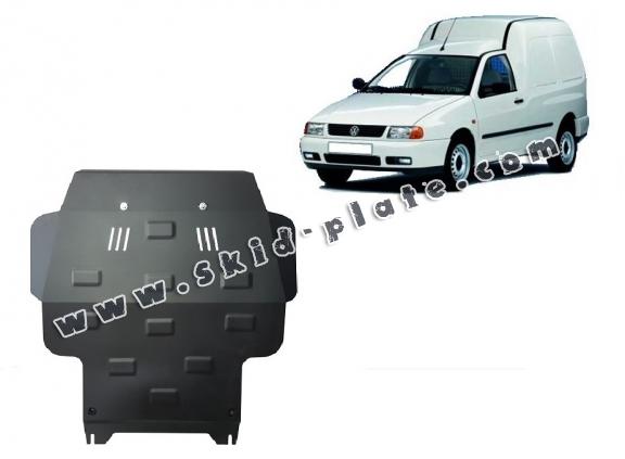 Steel skid plate for Volkswagen Caddy