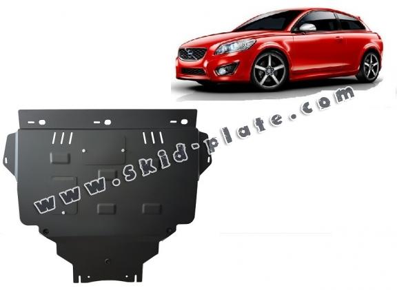Steel skid plate for Volvo C30
