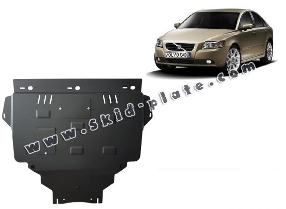 Steel skid plate for Volvo S40