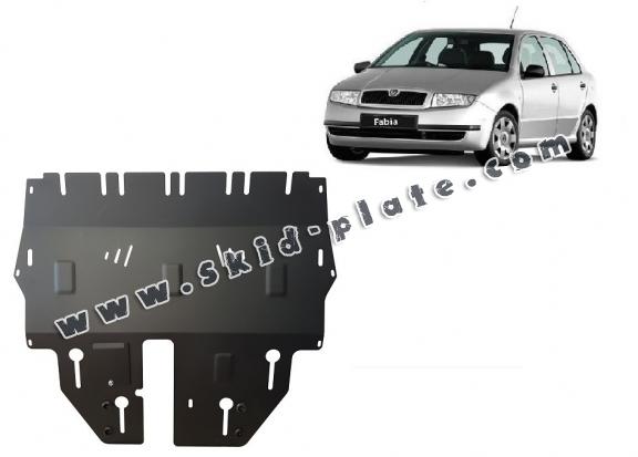 Steel skid plate for Skoda Fabia 1
