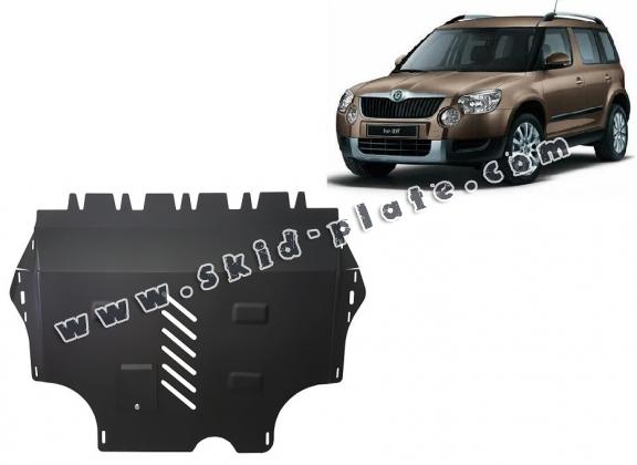 Steel skid plate for Skoda Yeti