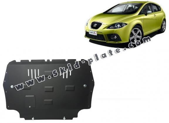 Steel skid plate for the protection of the engine and the gearbox for Seat Leon