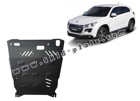 Steel skid plate for Peugeot 4008
