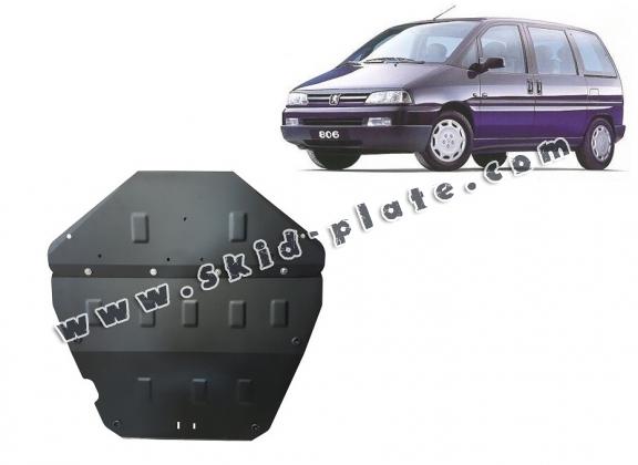Steel skid plate for Peugeot 806