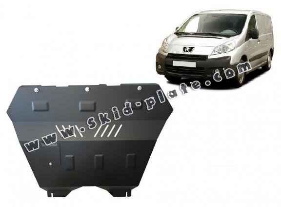 Steel skid plate for the protection of the engine and the gearbox for Peugeot Expert